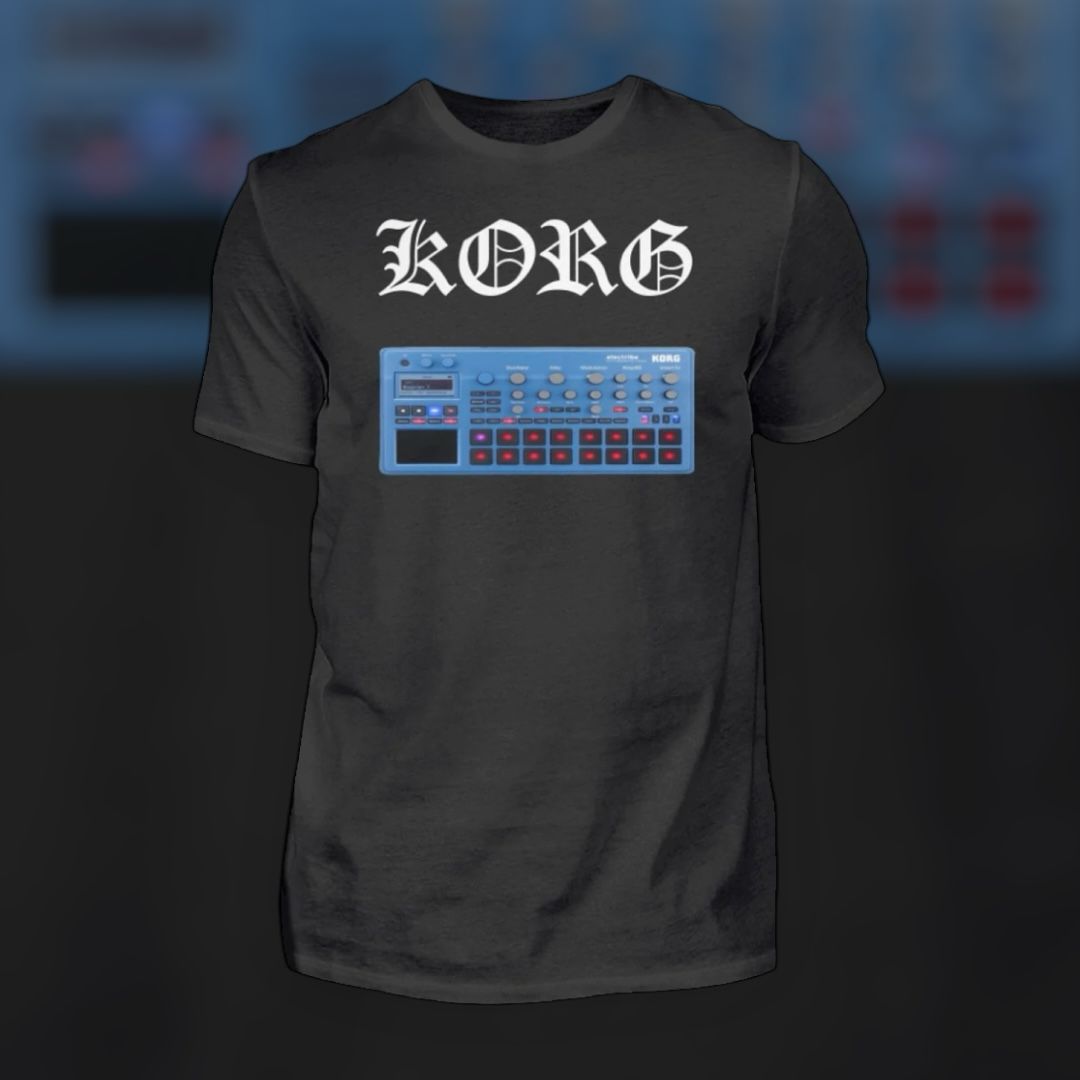 T-Shirt  - Korg Electribe 2 Blau