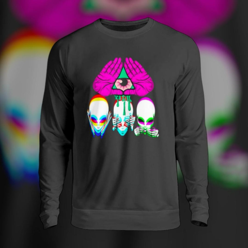 Pullover - Alien Dreieck